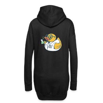 Scientifiques du canard baignant - Sweat-shirt à capuche long Femme - noir - Dos