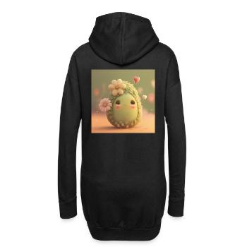 Avocat - Sweat-shirt à capuche long Femme - noir - Dos