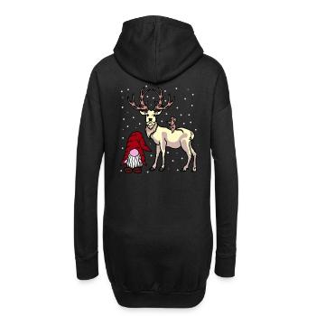 Nicholas Noël Noël Fantaisie Noël Enfant de Noël - Sweat-shirt à capuche long Femme - noir - Dos