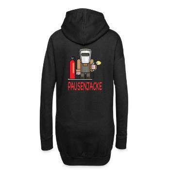 Schlosser Handwerker Metall - Hoodie-Kleid - Schwarz - Hinten
