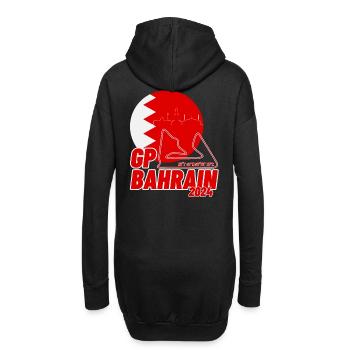 Grand Prix Bahrain Sakhir Circuit Saison 2024 - Hoodie-Kleid - Schwarz - Hinten
