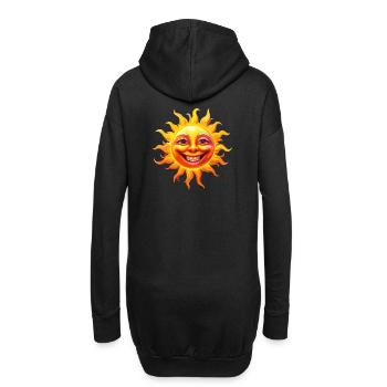 Sunsmile - Hoodie-Kleid - Schwarz - Hinten