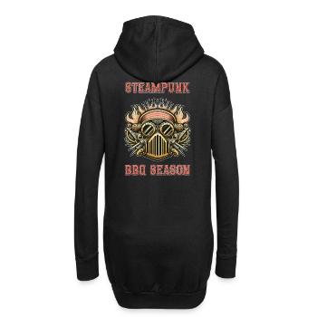 Steampunk BBQ Season 2 - Hoodie-Kleid - Schwarz - Hinten
