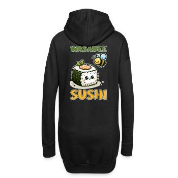 Wasabee Sushi - Sweat-shirt à capuche long Femme - noir - Dos
