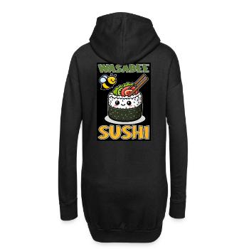 Wasabee Sushi - Sweat-shirt à capuche long Femme - noir - Dos