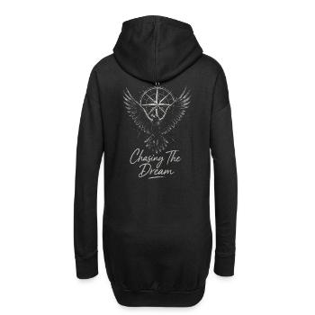 Dream Hunt Boussole Wing - Sweat-shirt à capuche long Femme - noir - Dos