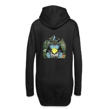 Forêt Diseuse de bonne aventure Nature Futur Occulte Spirituel - Sweat-shirt à capuche long Femme - noir - Dos