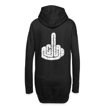 acab tekno 23 - Hoodie-Kleid - Schwarz - Hinten