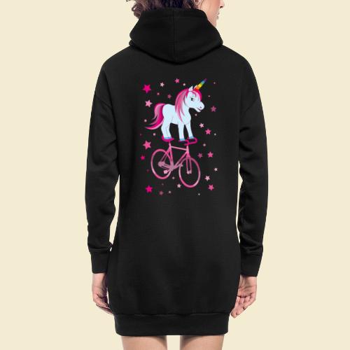 Kunstrad | Einhorn Pink - Hoodie-Kleid