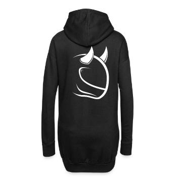 Biker Devil - Hoodie-Kleid - Schwarz - Hinten