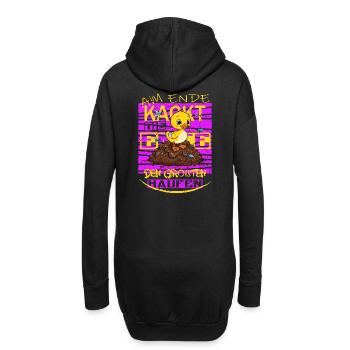 Caca de canard ! - Sweat-shirt à capuche long Femme - noir - Dos
