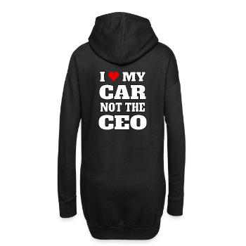 Auto Voiture PDG Cadeau Tuning Moteur Véhicule Véhicule - Sweat-shirt à capuche long Femme - noir - Dos