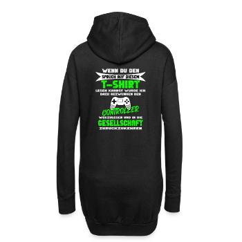 Gamer Shirt Cadeau Gamer Disant Tenue Cool - Sweat-shirt à capuche long Femme - noir - Dos