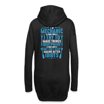 Mécanicien Mécanicien Mécanicien Tournevis - Sweat-shirt à capuche long Femme - noir - Dos