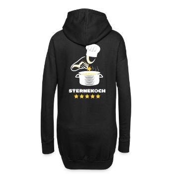 Sternekoch (Guide--Edition-No.-1) - Hoodie-Kleid - Schwarz - Hinten
