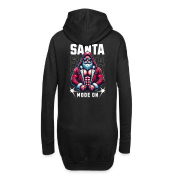 Mode Père Noël activé - Sweat-shirt à capuche long Femme - noir - Dos