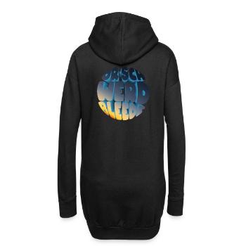 Or' Werd Bleede (Sächsische-Mundart-Edition) - Hoodie-Kleid - Schwarz - Hinten
