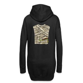 Costume de maman Halloween - Sweat-shirt à capuche long Femme - noir - Dos