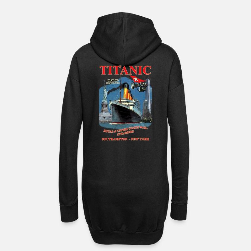 TITANIC Kreation Louis RUNEMBERG © Adagp - Hoodie-Kleid - Schwarz