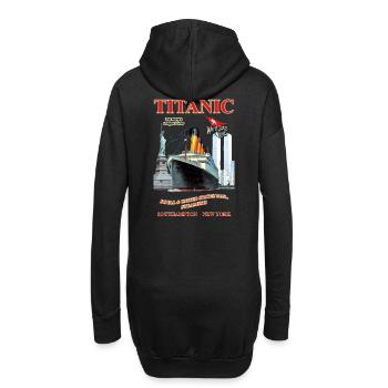 TITANIC SPIRIT KREATION LOUIS RUNEMBERG © Adagp - Hoodie-Kleid - Schwarz - Hinten