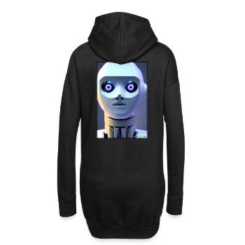 Robot Future Technology Science Android - Sweat-shirt à capuche long Femme - noir - Dos