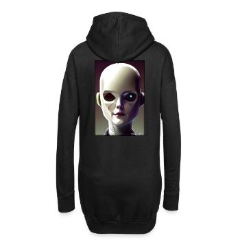 Robot Future Technology Science Android - Sweat-shirt à capuche long Femme - noir - Dos