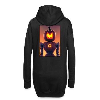Robots Halloween Future Technology Science - Sweat-shirt à capuche long Femme - noir - Dos