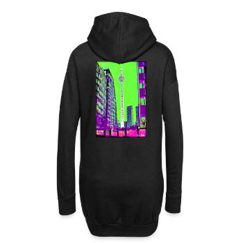 Berlin Berlin TV Tower City Landmark - Hoodie Dress - black - Back
