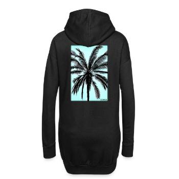 Palm Beach Holiday Summer Sun Sea Travel Holidays - Sweat-shirt à capuche long Femme - noir - Dos
