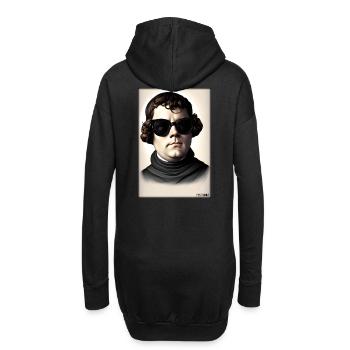 Martin Luther Sunglasses Religion Church - Sweat-shirt à capuche long Femme - noir - Dos