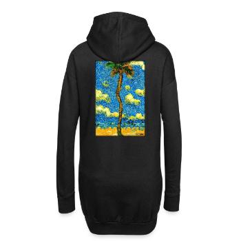 Palm Beach Holiday Summer Sun Sea Travel Holidays - Sweat-shirt à capuche long Femme - noir - Dos