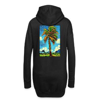 Palm Beach Holiday Summer Sun Sea Travel Holidays - Sweat-shirt à capuche long Femme - noir - Dos