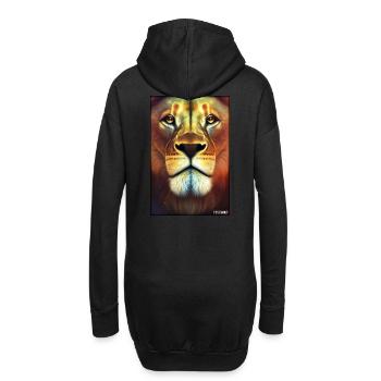 Lion Big Cat Animal sauvage Tête de lion Lion’s Mane Animal - Sweat-shirt à capuche long Femme - noir - Dos