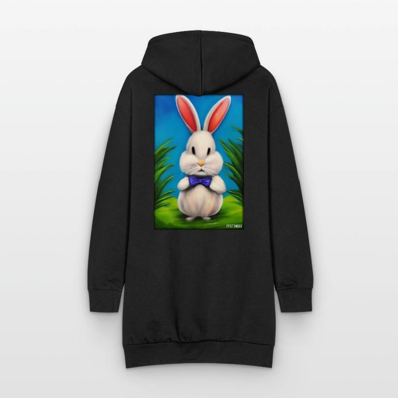 Rabbit Easter Easter Pet Easter Holiday Hoodie Dress