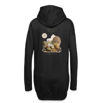 Mexico Aztec Heritage Artwork - Hoodie-Kleid - Schwarz - Hinten