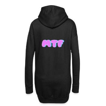 MTF - Sweat-shirt à capuche long Femme - noir - Dos