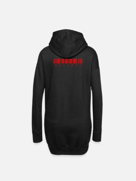 HELLBOY - Hoodie Dress - black