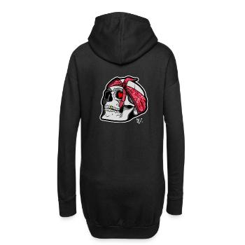 Eye of the beholder. - Hoodie Dress - black - Back