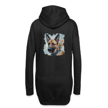MALINOIS - Hoodie-Kleid - Schwarz - Hinten