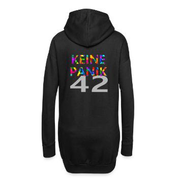 KEINE PANIK und die Antwort auf den ganzen Rest 2 - Hoodie-Kleid - Schwarz - Hinten