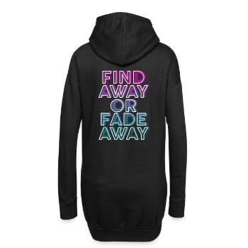 Trouver un moyen ou disparaître - Sweat-shirt à capuche long Femme - noir - Dos