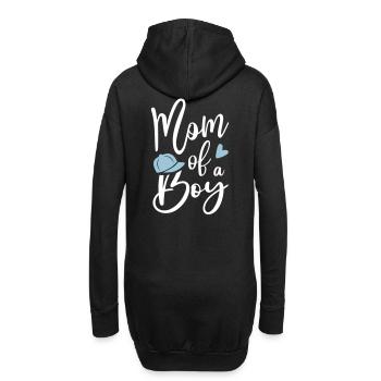 Mama Sohn beste Mutter Mom of a boy Einzelkind - Hoodie-Kleid - Schwarz - Hinten
