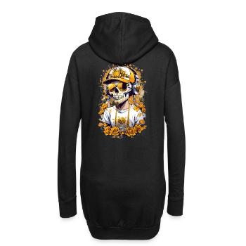 Zucker Skull - Hoodie-Kleid - Schwarz - Hinten
