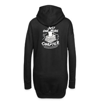 Bücher lesen Buch Geschenk Bücherregal - Hoodie-Kleid - Schwarz - Hinten