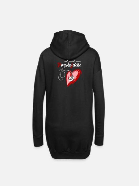 Pausenjacke Medizin - Hoodie-Kleid - Schwarz