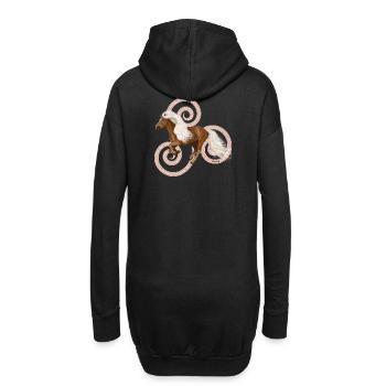 Haflinger Artos - Hoodie-Kleid - Schwarz - Hinten