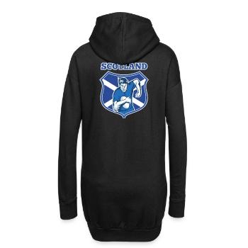 Schottland, Schottland, Schottland - Hoodie-Kleid - Schwarz - Hinten
