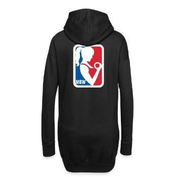 MBW Silhouette Balllogo - Hoodie-Kleid - Schwarz - Hinten