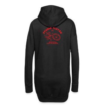 Studio Pluton - Ausgabe 2024 (rot) - Hoodie-Kleid - Schwarz - Hinten
