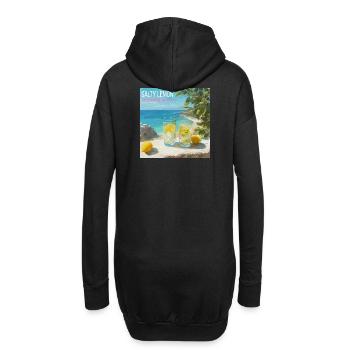 Salty Lemon Strandzauber 87 - Hoodie-Kleid - Schwarz - Hinten